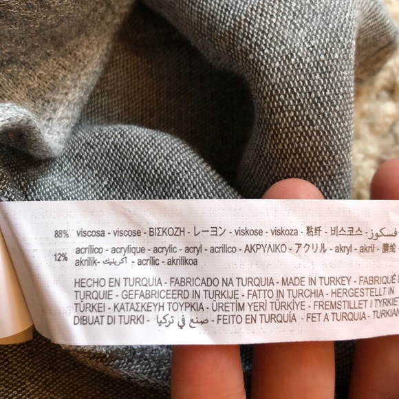 ZARA new with tags drapey viscose dress, sz S - Picture 7 of 7